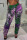 Purple Sexy Street Print Tassel Make Old Patchwork Straight High Waist Positioning Print Bottoms