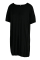 Black Fashion Casual Solid Basic O Neck Short Sleeve Dress
