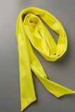 Yellow Fashion Casual Print Patchwork Turndown Collar Long Sleeve Dresses