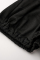 Black Fashion Casual Solid Basic O Neck Short Sleeve Dress