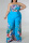 Blue Fashion Sexy Print Backless Strapless Regular Jumpsuits