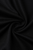Black Fashion Casual Print Basic Skinny High Waist Pencil Trousers