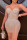 Apricot Fashion Sexy Patchwork Hot Drilling Backless Spaghetti Strap Sleeveless Dress