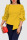 Yellow Fashion Sexy Stitching Shirt Top