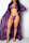 Purple Fashion Sexy Print Leopard Basic Swimwears Three-piece Set (With Paddings)
