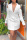 White Fashion Casual Solid Hollowed Out Patchwork V Neck Pencil Skirt Dresses