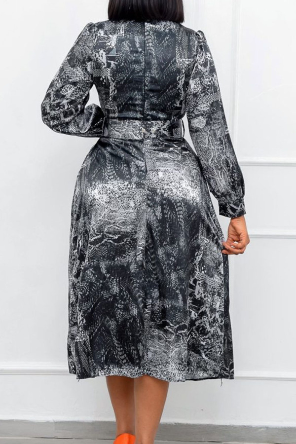 Organic black dotted dresses o neck patchwork Art Dresses