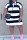 White Fashion Casual Striped Print Basic Turndown Collar Short Sleeve Dress Plus Size Dresses
