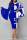 Blue Casual Elegant Print Patchwork O Neck One Step Skirt Dresses