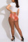 Brown Sexy Solid Patchwork See-through Regular High Waist Pencil Patchwork Bottoms