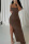 Brown Sexy Casual Solid Backless Slit Spaghetti Strap Long Dress