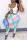 White Sexy Casual Print Bandage Hollowed Out Vests U Neck Sleeveless Two Pieces