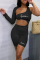 Grey Sexy Print Patchwork One Shoulder Skinny Jumpsuits