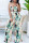Grass Green Sexy Casual Print Backless Spaghetti Strap Sleeveless Two Pieces