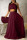 Burgundy Fashion Sexy Sleeveless Skirt Two-piece Set