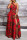 Red Vintage Elegant Print Split Joint Asymmetrical Collar A Line Dresses