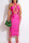 Pink Sexy Solid Bandage Hollowed Out Split Joint Halter One Step Skirt Dresses