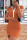 Tangerine Casual Solid Split Joint Turndown Collar Pencil Skirt Dresses