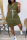 Green Fashion Casual Print Split Joint V Neck Sleeveless Dress