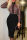Black Red Fashion Casual Print Patchwork With Belt Turndown Collar Long Sleeve Dresses