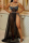 Black Sexy Hot Drilling Mesh Spaghetti Strap Irregular Dress Dresses
