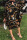 Black Fashion Casual Print Hollowed Out Half A Turtleneck Long Sleeve Dresses