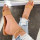 Apricot Fashion Casual Bandage Split Joint Solid Color Square Shoes