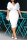 White Fashion Sexy Cap Sleeve Short Sleeves V Neck Slim Dress Knee-Length 
