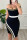 Black Fashion Sexy Print Patchwork Backless Off the Shoulder Irregular Dress