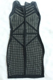 Black Fashion Sexy Sleeveless Dress