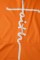Orange Fashion Casual Print Split Joint V Neck Sleeveless Dress