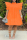 Tangerine Red Casual Solid Patchwork Buckle Fold Turndown Collar A Line Dresses
