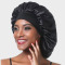 Black Fashion Living Solid Patchwork Hat