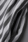 Black Casual Striped Print Split Joint Zipper Strapless Regular Jumpsuits