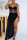 Black Sexy Solid Sequins Patchwork See-through Slit Spaghetti Strap Sling Dress Dresses