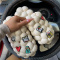 Cream White Fashion Casual Living Hollowed Out Patchwork Round Comfortable Shoes