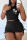 Black Casual Sportswear Solid Embroidered Patchwork Draw String Fold O Neck Sleeveless Two Pieces