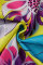 Multicolor Fashion Casual Print Bandage V Neck Long Sleeve Two Pieces