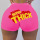 Rose Red Fashion Print Patchwork Skinny High Waist Pencil Positioning Print Bottoms