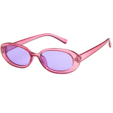 Purple Fashion Casual Patchwork Sunglasses