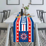 Blue Independence Day Table Runner Kitchen Dining Table Home Decor