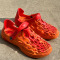 Tangerine Red Fashion Casual Hollowed Out Round Comfortable Shoes
