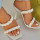 White Fashion Casual Patchwork Solid Color Square Out Door Shoes