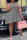 Grey Fashion Casual Plus Size Dot Print Patchwork O Neck Sleeveless Dress