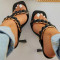 Black Fashion Casual Patchwork Solid Color Square Out Door Shoes