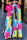 Colour Fashion Casual Print Patchwork High Waist Wide Leg Full Print Bottoms
