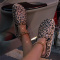 White Fashion Casual Hollowed Out Printing Round Comfortable Shoes