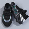 Black Fashion Casual Sportswear Bandage Patchwork Round Sport Running Shoes