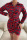Red Casual Print Bandage Patchwork Buttons Turndown Collar One Step Skirt Dresses