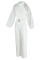 White Elegant Solid Patchwork See-through O Neck Straight Jumpsuits(Contain The Belt)